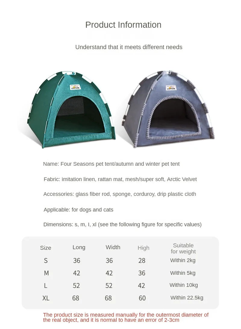 Foldable Pet House/Bed