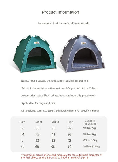 Foldable Pet House/Bed