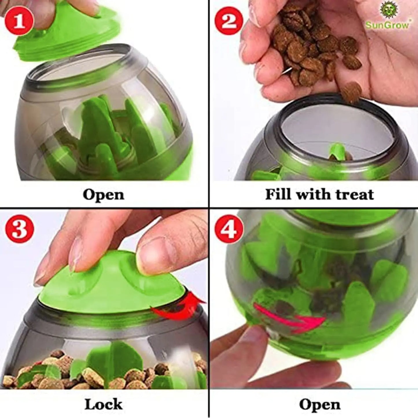 Interactive Dog Treat Ball