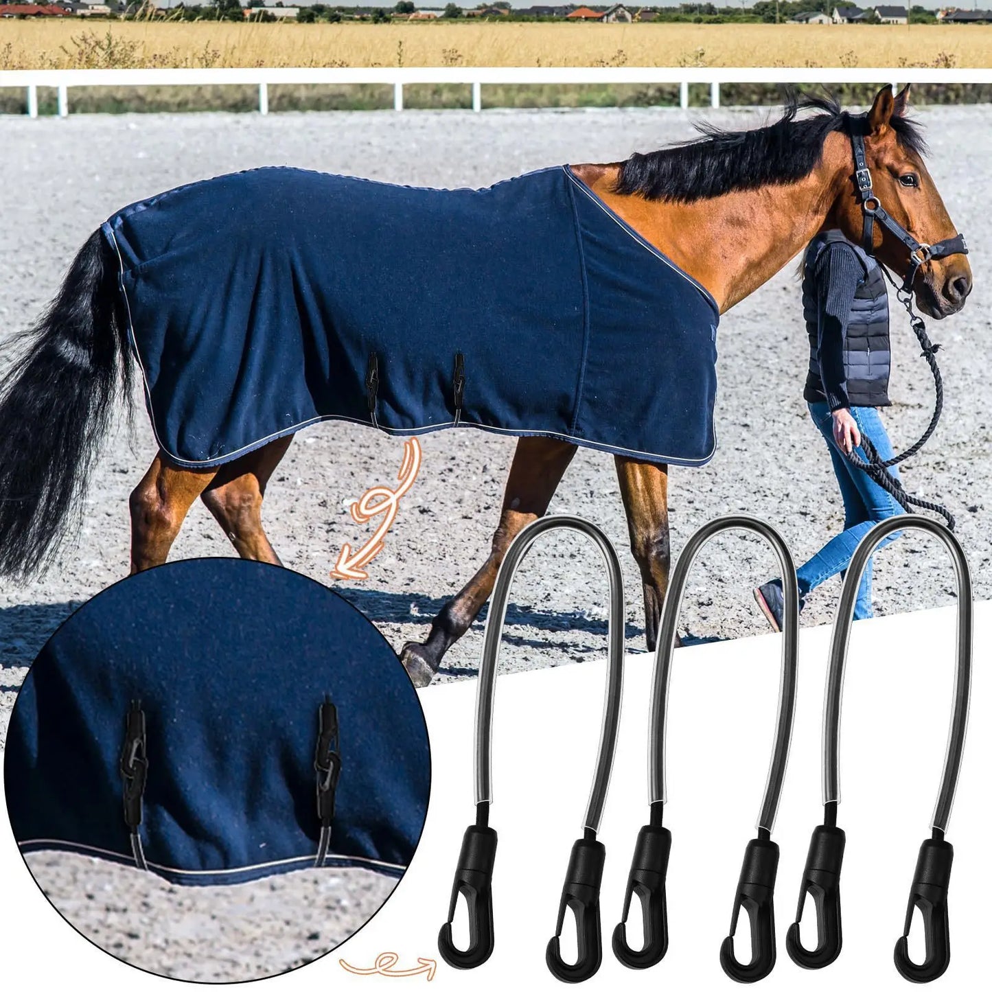 Horse blanket belt
