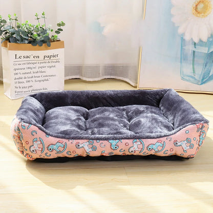 Pet Dog Bed, Sofa Cushion, Seasonal Pet Supplies, Soft and Comfortable Supplies, Large, Medium, and Small Household Cat Beds