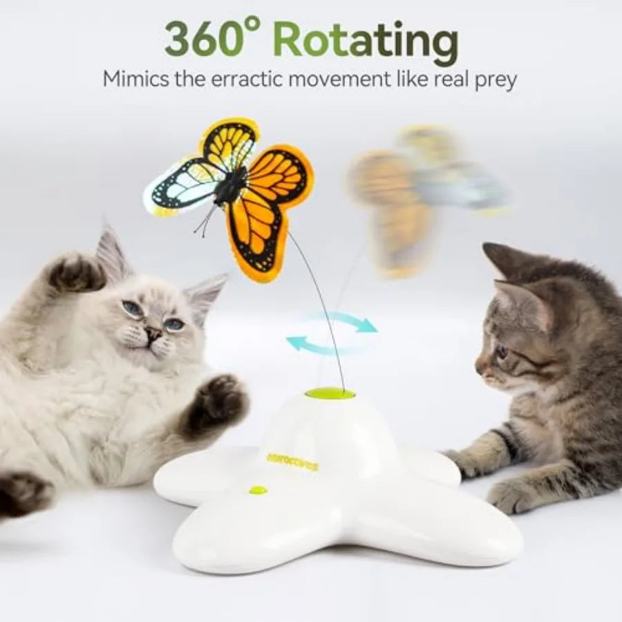 Cat Toys Interactive Butterfly