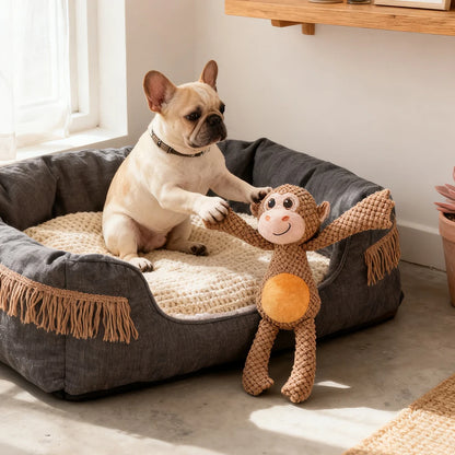 Durable Long-Legged Monkey Squeaky