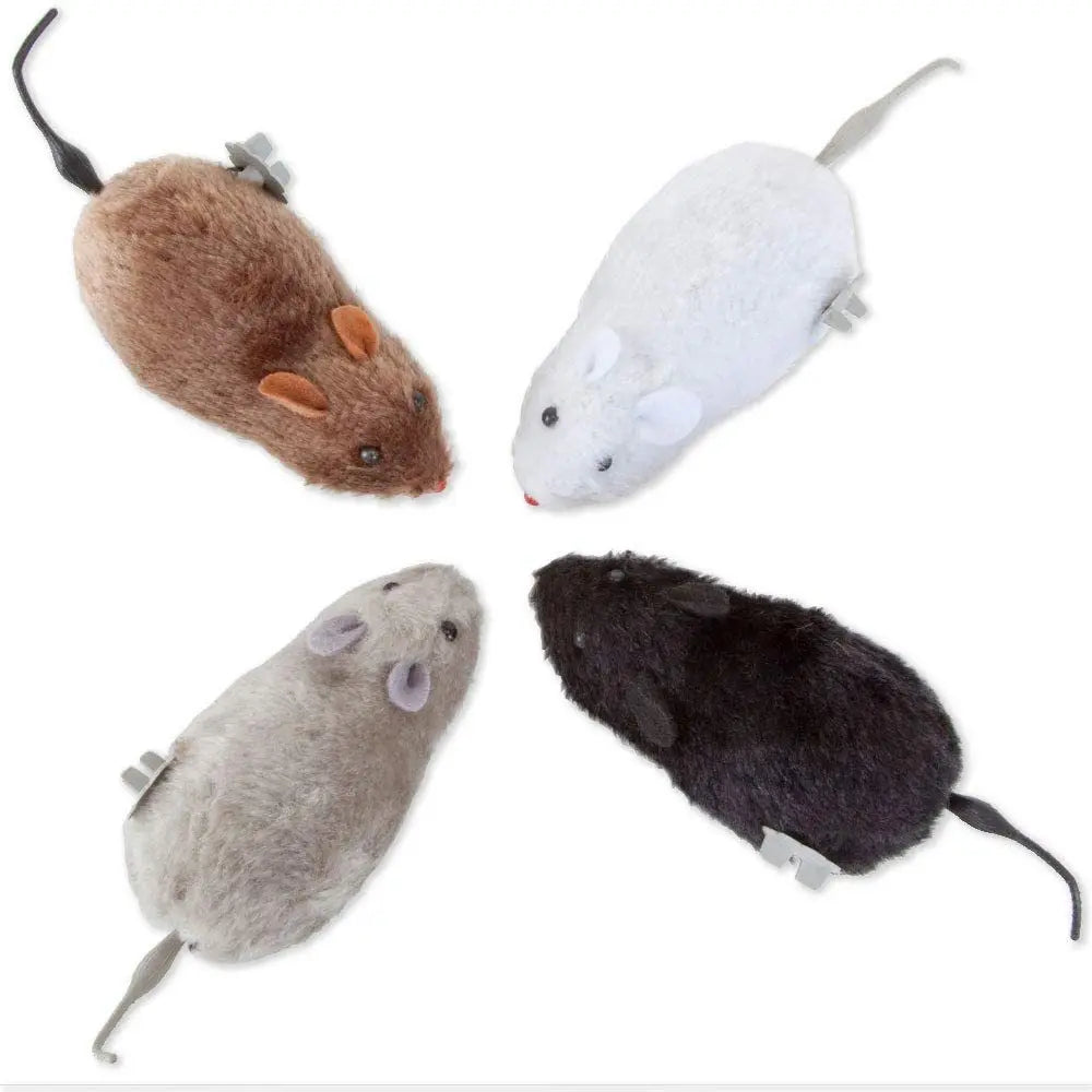 1Pc Lifelike Plush Mouse Running Rat