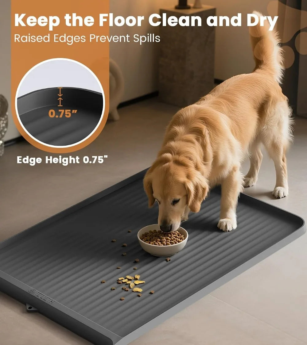 Waterproof Pet Feeding Mat 36x24,