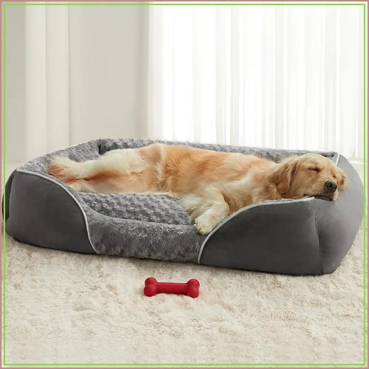 Medium Dog Bed with Orthopedic Foam,