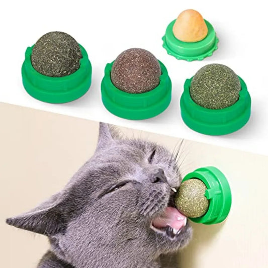 Catnip Toys Balls 4 Pcs