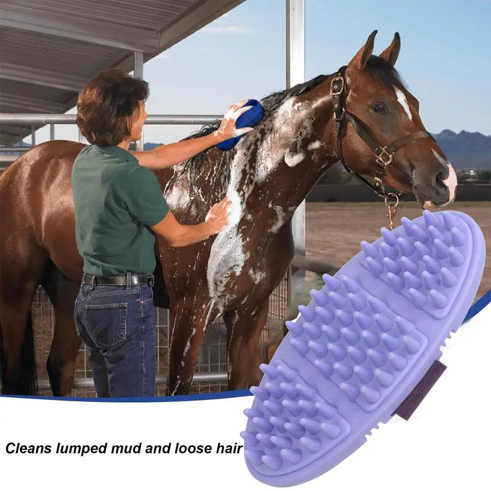 Horse Grooming Brushes Bathing Scrubbing Brush