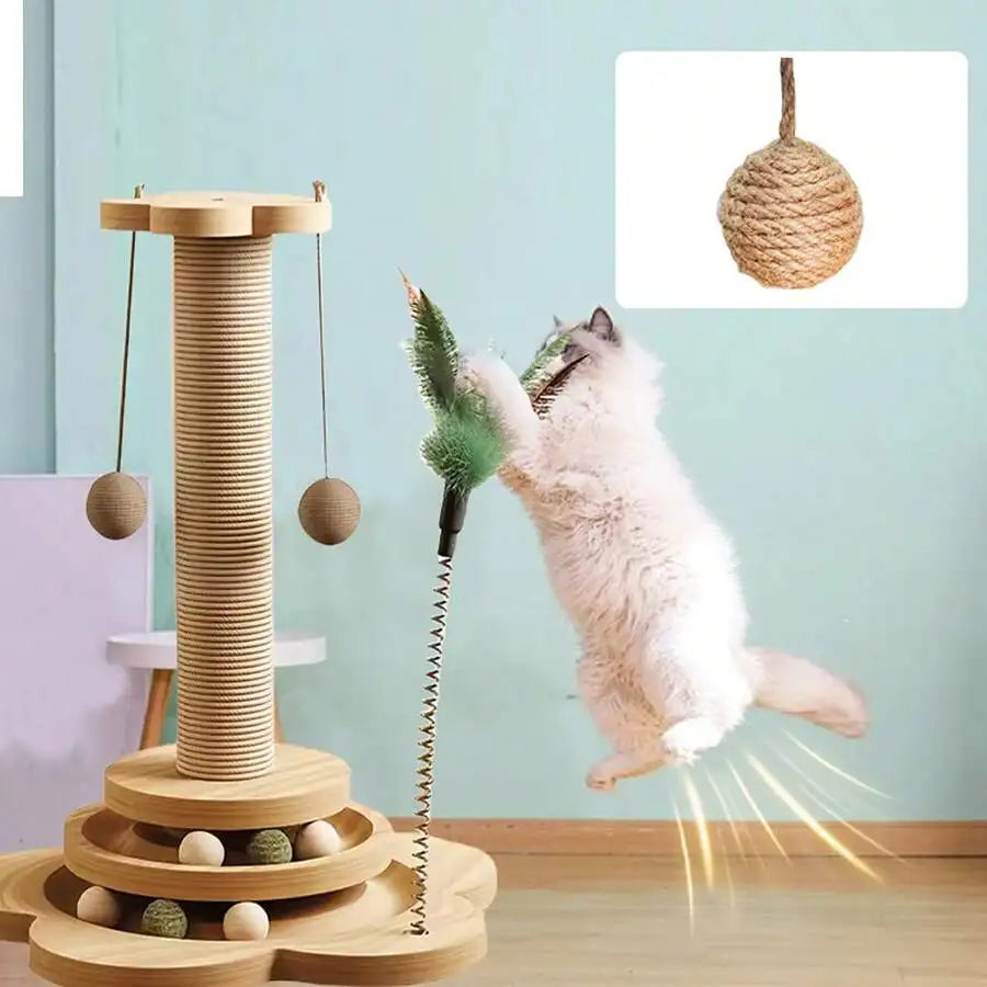 4-In-1 Interactive Cat Toy