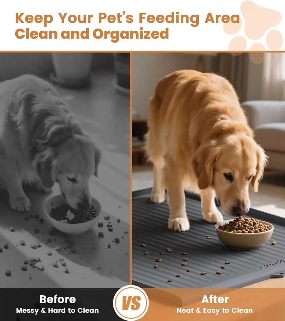 Waterproof Pet Feeding Mat 36x24,