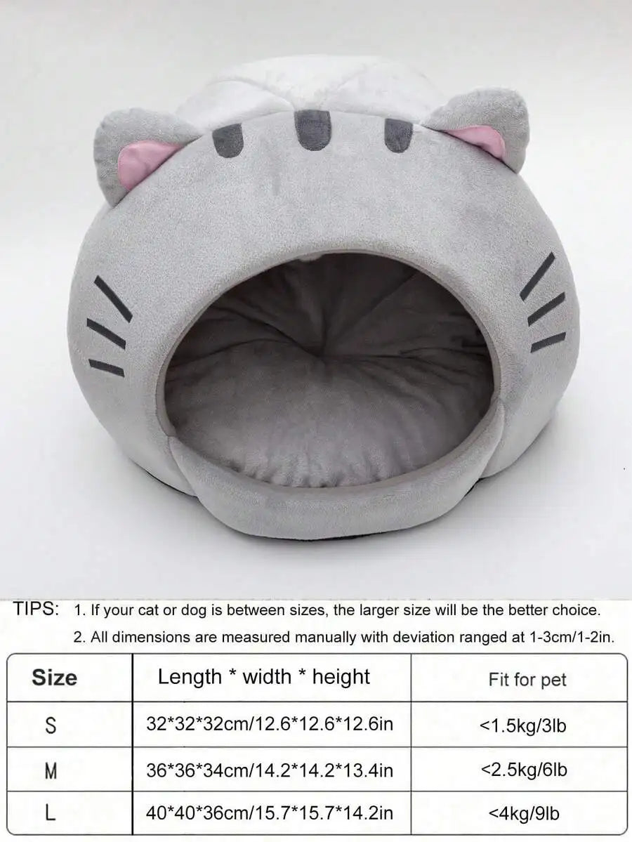 Soft Cat Bed, For Small, Medium And Large Cats