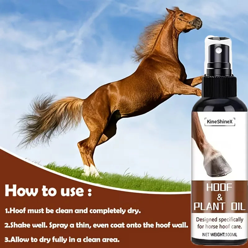 Horse Hoof Oil for Cracked Hooves