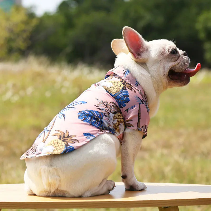 Hawaiian Style Pet Dog Clothes S