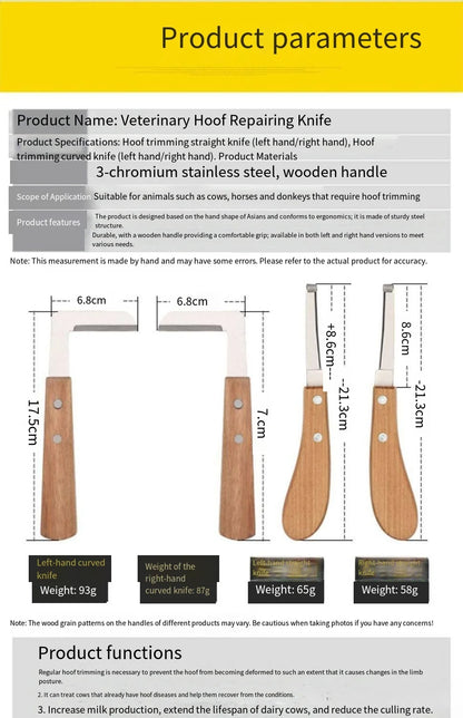 1pcs Hoof trimming knife