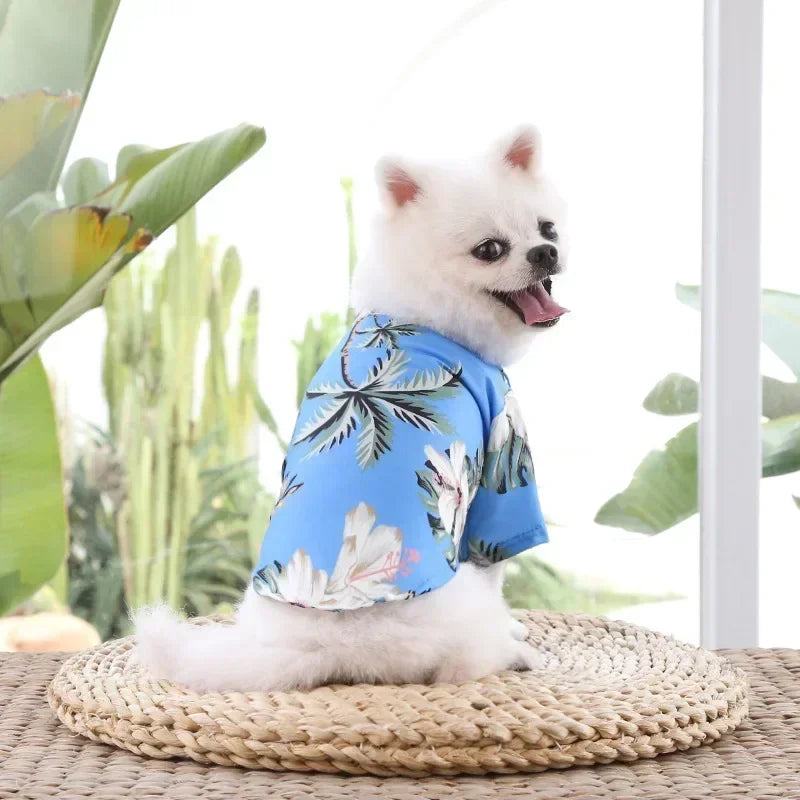 Hawaiian Style Pet Dog Clothes S