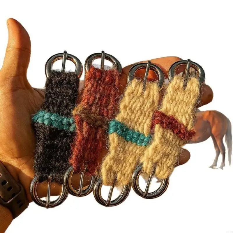 Saddles Keychain Braided Holder