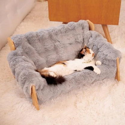 Elevated Cat Couch Bed for Indoor