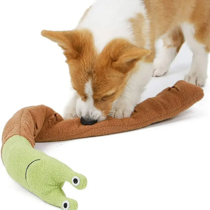 Dog Squeak Toys Pet Sniffing Plush Snails
