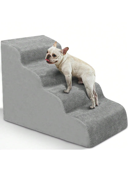Dog Stairs & Ramp - High-Density Foam Pet Steps, Extra-Wide