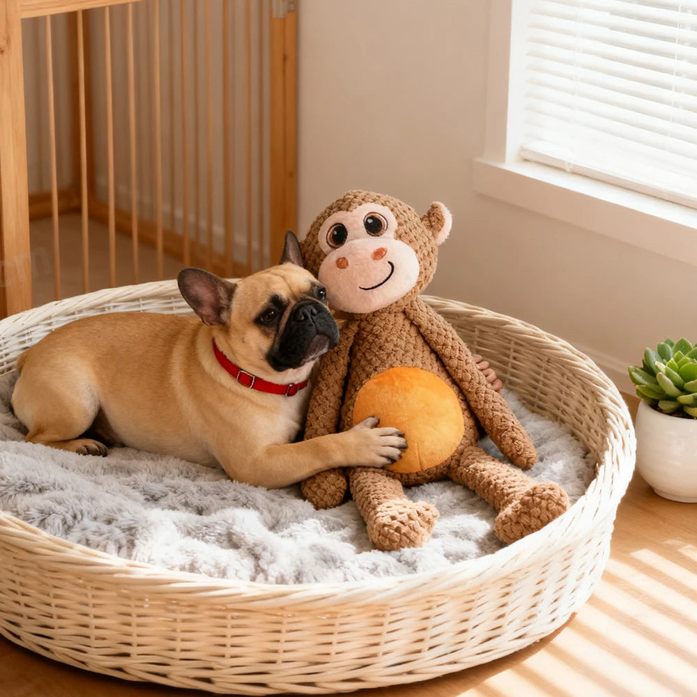 Durable Long-Legged Monkey Squeaky