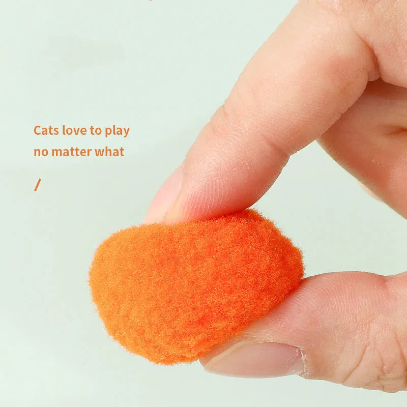 Colorful Plush Ball Cat Toys