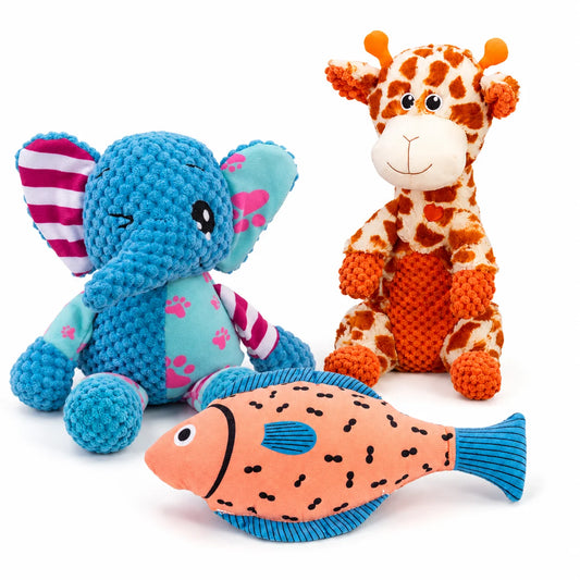 3Pcs Medium Dog Chew Toy Set