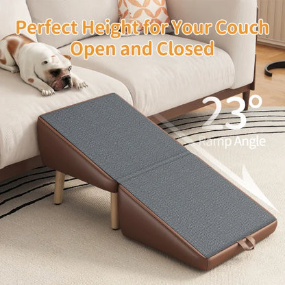 Foldable 2-in-1 Wooden Pet Steps Dog Stairs for Small Dogs And Cats