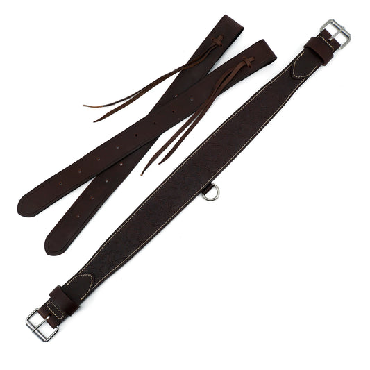 Leather Complete Flank Cinch Set