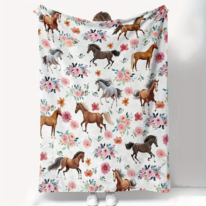 Horse Blanket Floral