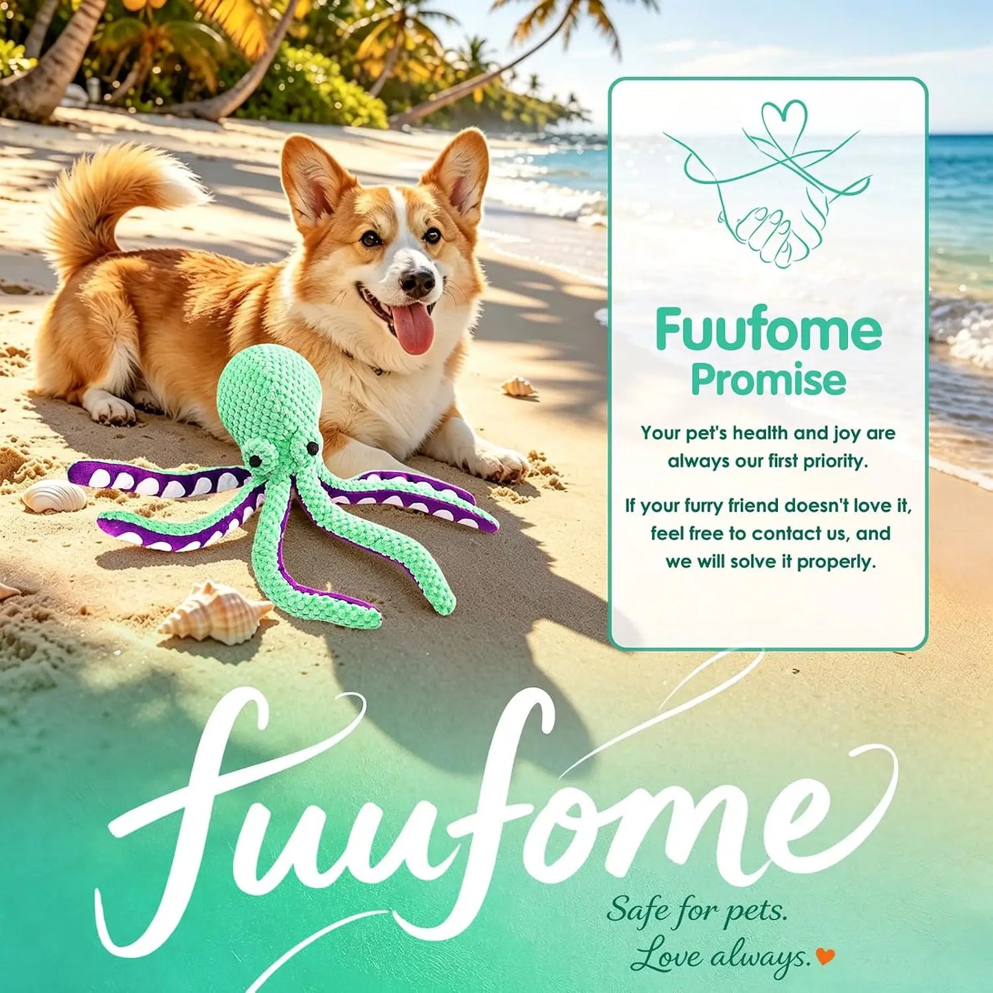 Squeaky Plush Dog Toys