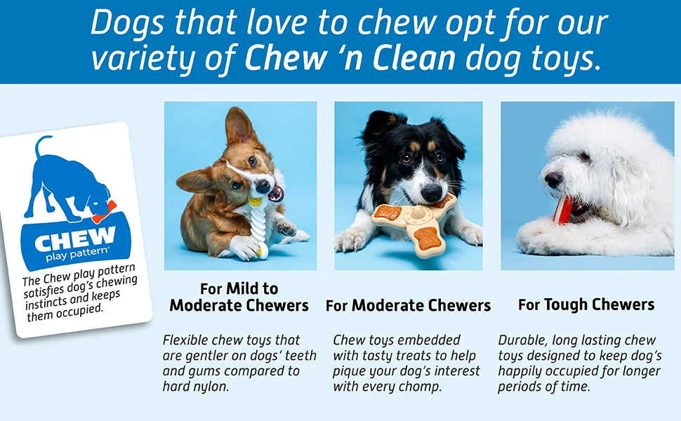 Hartz Chew ‘n Clean Chew Toy and Treat in One