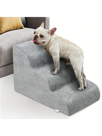 Dog Stairs & Ramp - High-Density Foam Pet Steps, Extra-Wide