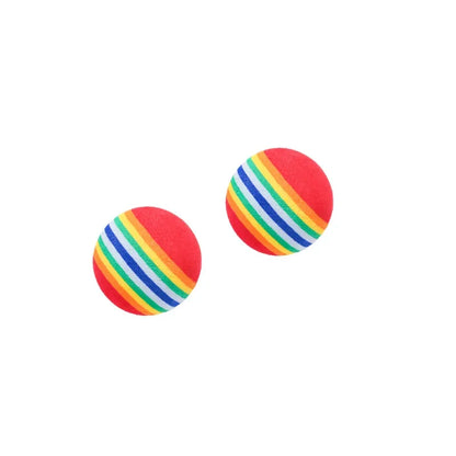 Rainbow EVA Cat Toy Balls