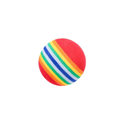 Rainbow EVA Cat Toy Balls