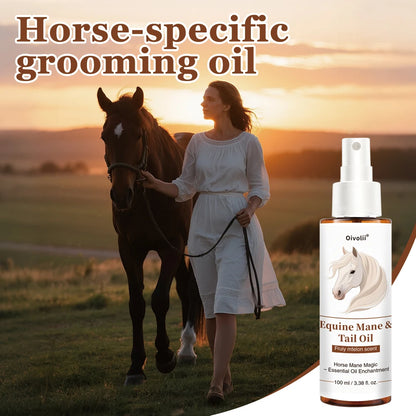 Horse Hair Care Oil Shiny Coat Mane Tail Growth