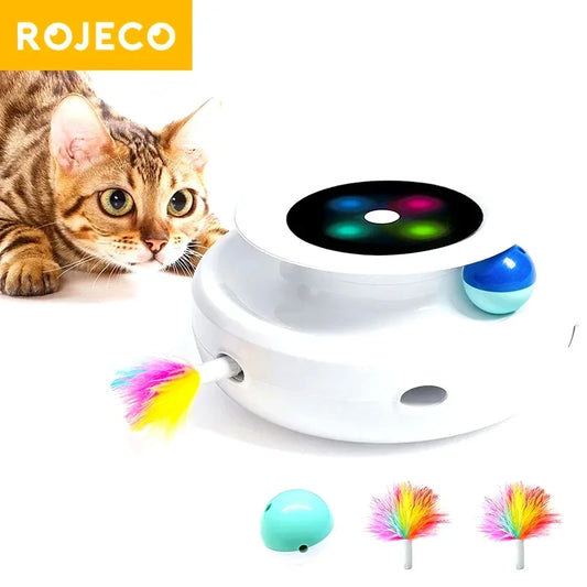 Automatic Feather Fun Ball Toy Set
