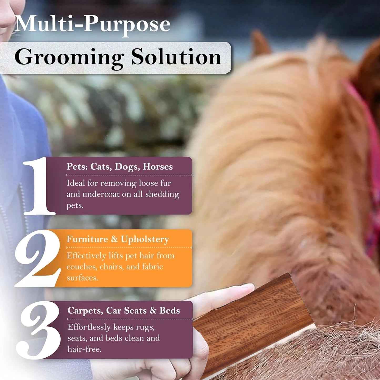 Pet/Horse cleaning and beauty brush, Horse Sweat Scrat
