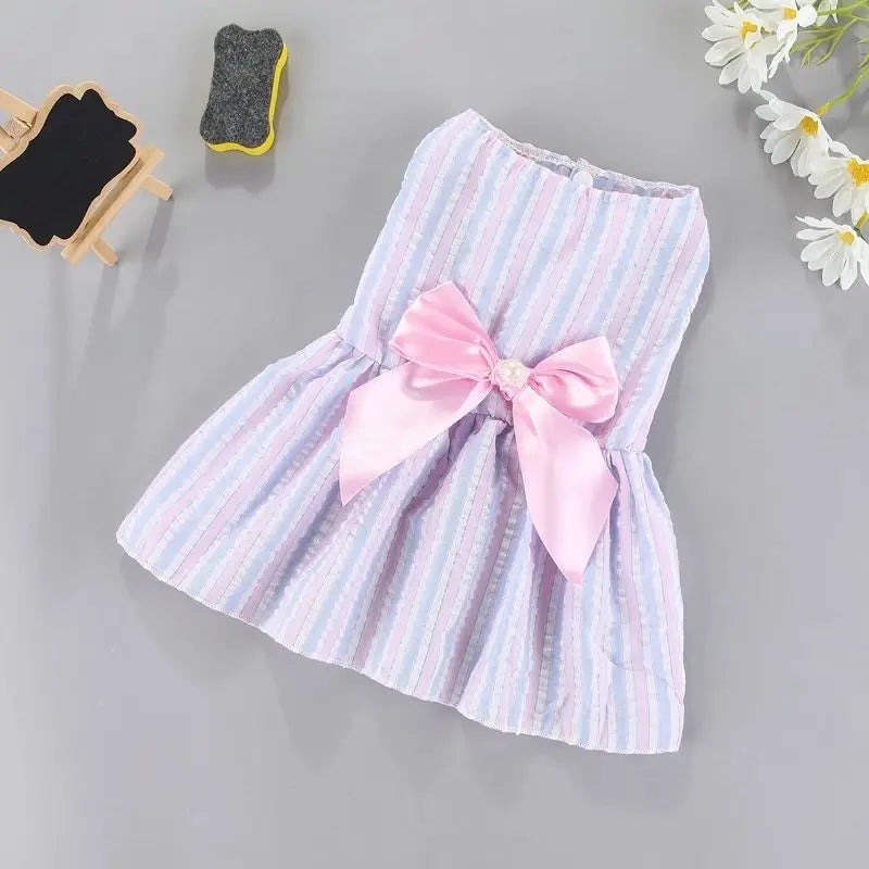 Dog Flower Princess Dress