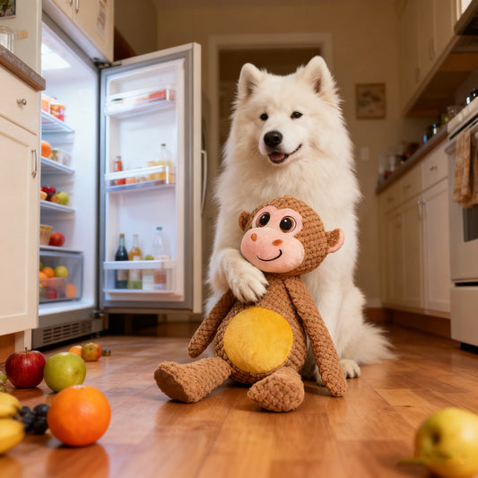 Durable Long-Legged Monkey Squeaky