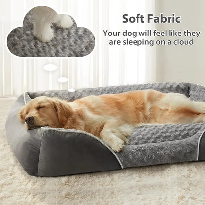 Medium Dog Bed with Orthopedic Foam,