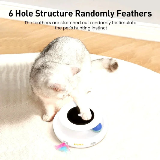 Automatic Feather Fun Ball Toy Set