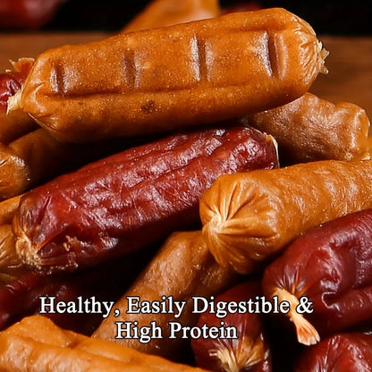 Duck And Chicken Sausages for Dogs - Treats Suitable for Small, Medium, And Large Breeds