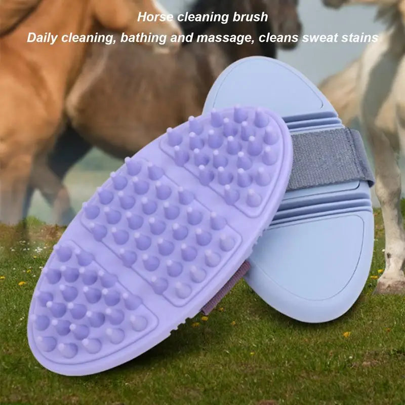 Horse Grooming Brushes Bathing Scrubbing Brush
