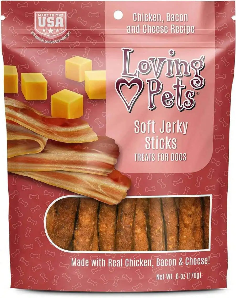 Soft Jerky Dog Treats Real USA-Sourced Meat Wheat Corn Free For Small Medium Large Dogs