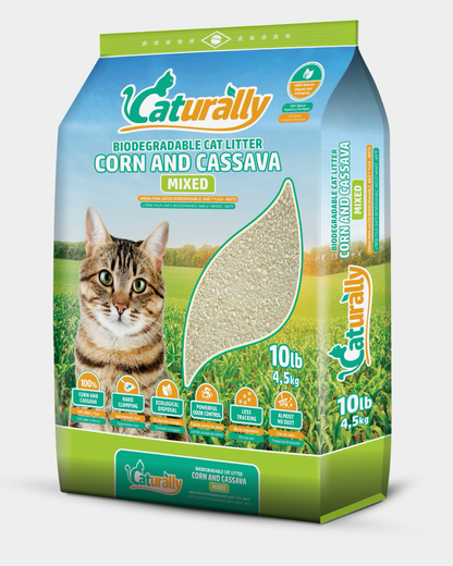 PurrFriendlyLitter© Cassava & Corn Cat Litter – Natural, Clumping, and Eco-Friendly