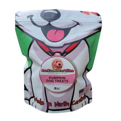 Pumpkin Dog Treats for Sensitive Stomachs - 8 oz Bag