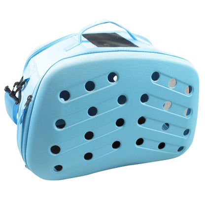 Pet Life ® 'Narrow Shelled' Perforated Lightweight Collapsible pet carrier/crate